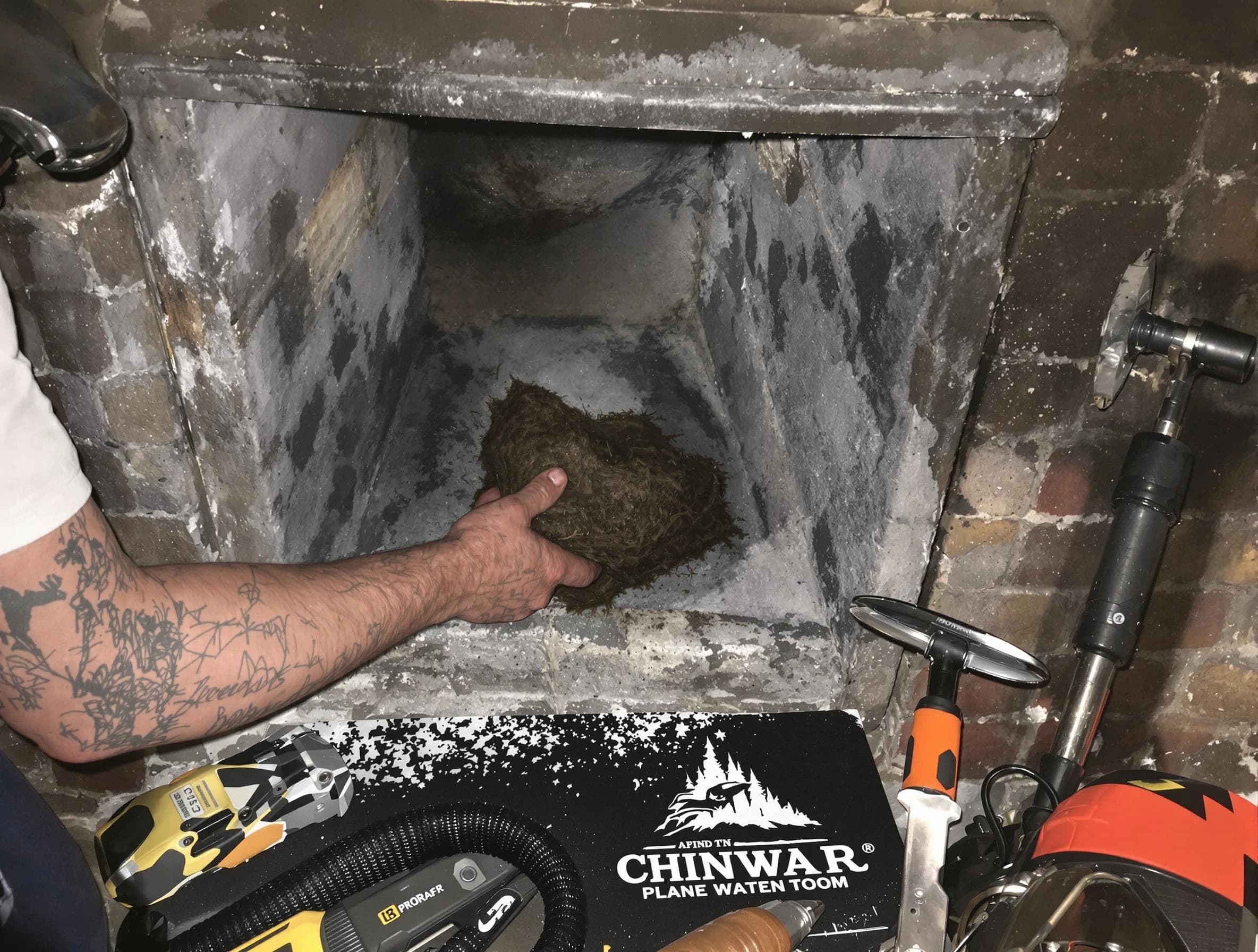 Cottonwood Heights Chimney Sweep safely removing debris and screening chimney in Cottonwood Heights, UT