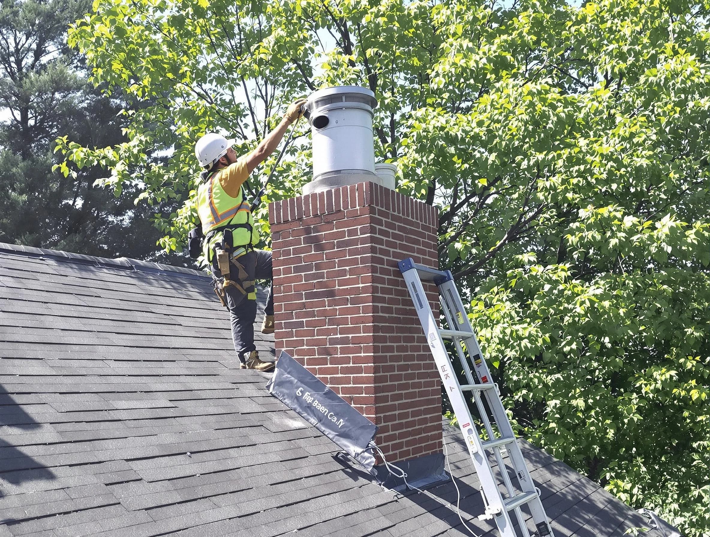 Chimney liner inspection by Cottonwood Heights Chimney Sweep in Cottonwood Heights, UT