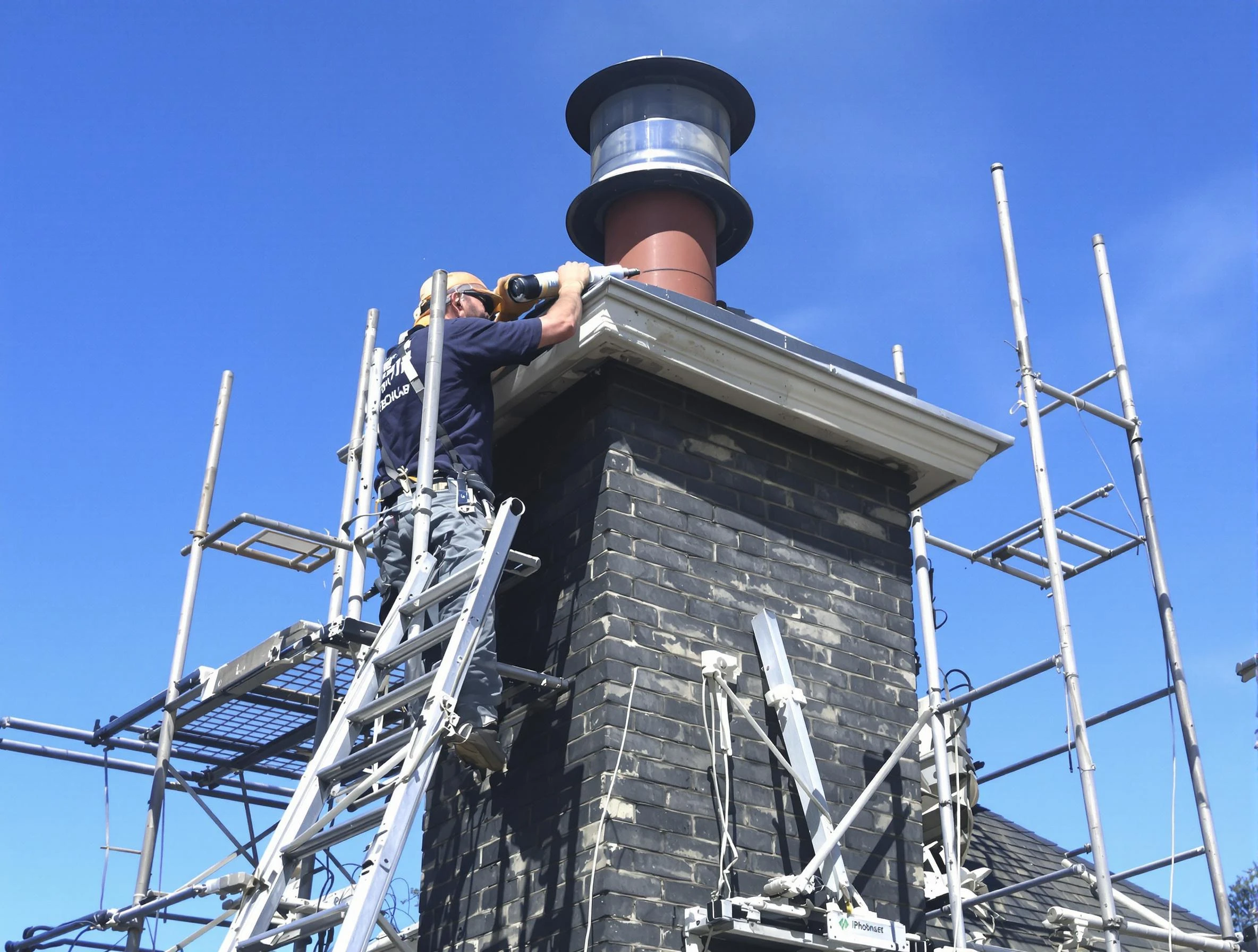 Sturdy chimney crown finished by Cottonwood Heights Chimney Sweep in Cottonwood Heights, UT